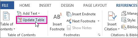 word for mac insert footnote and update numbers